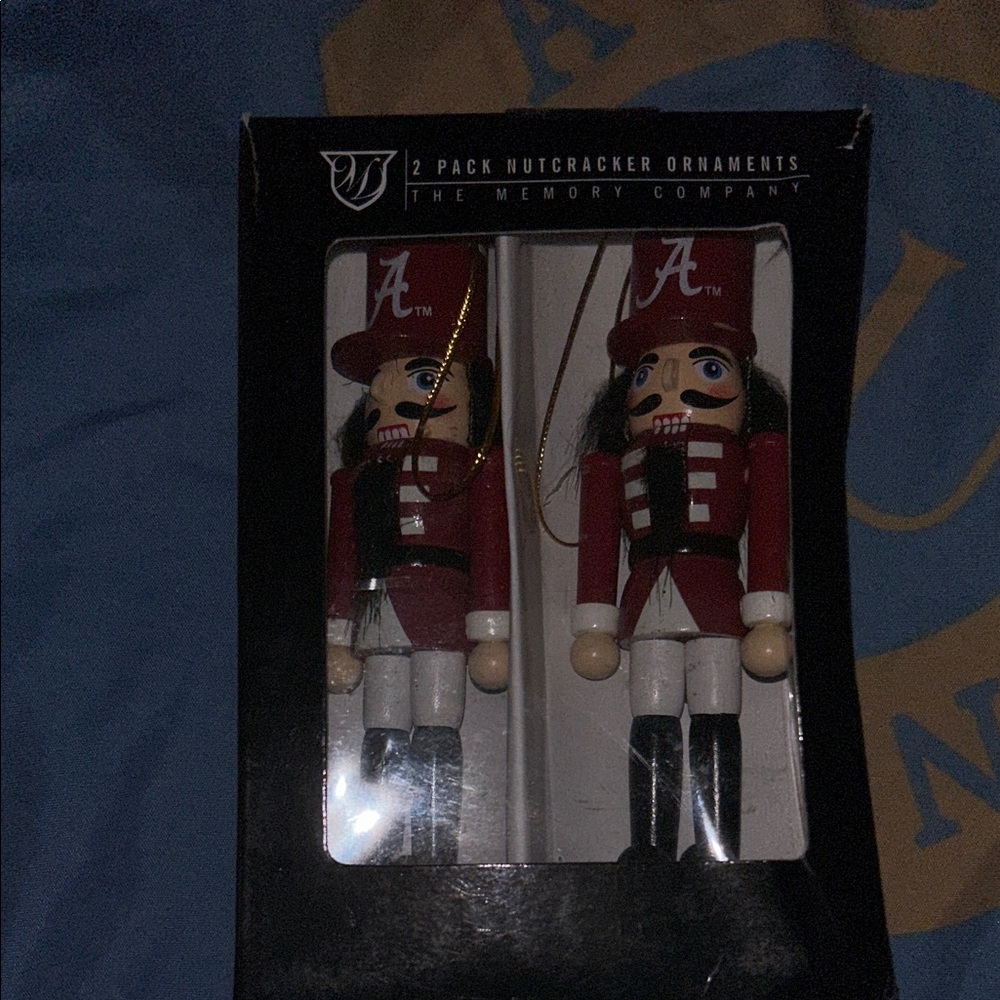 Alabama Crimson Tide Nutcracker Ornaments - 2 Pack